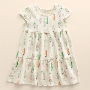 Little Co By Lauren Conrad Organic Girls Surfboard Print Top